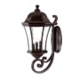 Acclaim Lighting Waverly 3 Light 19.5" Height Outdoor Wall Sconce Black Coral