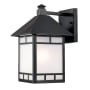 Acclaim Lighting Artisan 1 Light 15.5" Height Outdoor Wall Sconce Matte Black