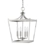 Acclaim Lighting Kennedy 4 Light 13" Wide Taper Candle Pendant Satin Nickel