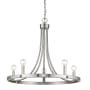 Acclaim Lighting Sawyer 5 Light 25" Wide Chandelier Satin Nickel