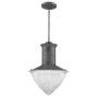 Acclaim Lighting Skylar Single Light 16" Wide Pendant with Halophane Glass Shade Ash