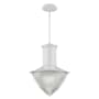 Acclaim Lighting Skylar Single Light 16" Wide Pendant with Halophane Glass Shade White