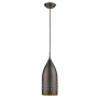 Acclaim Lighting Prism Single Light 4" Wide Pendant with Metal Shade Oil Rubbed Bronze