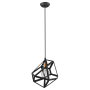 Acclaim Lighting Hedron 11" Wide Abstract Pendant Matte Black