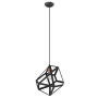 Acclaim Lighting Hedron 16" Wide Abstract Pendant Matte Black