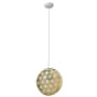 Acclaim Lighting Tholos 14" Wide Disc Pendant White