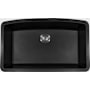 Ackland 32-1/2" Undermount Single Basin Quartz Composite Kitchen Sink with UV Protection Black