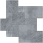 Ackland Celestine Sandblasted Pattern Marble Paver Kit - Sold by Pallet (160 SF/Pallet) Noir