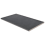 Ackland Ferrano 13 in. x 24 in. x 0.79 in. Matte Porcelain Stone Look Pool Coping - Sold by Carton (4.33 SF/Carton) Carbon