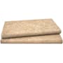 Ackland Marzana 12 in. x 24 in. x 2 in. Honed Unfilled Travertine Pool Coping - Sold by Pallet (80 SF/Pallet) Cream