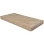Ackland Marzana 12 in. x 24 in. x 2 in. Honed Unfilled Travertine Pool Coping - Sold by Pallet (80 SF/Pallet) Dune