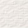 Ackland 3" x 6" Ceramic and Porcelain Solid Wall Tile - Glossy and Satin Visual - Sold by Carton (1 SF/Carton) Celeste Blanc
