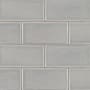 Ackland 3" x 6" Ceramic and Porcelain Solid Wall Tile - Glossy and Satin Visual - Sold by Carton (1 SF/Carton) Mistfall
