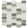 Ackland 12" x 12" Glass Dot-Mounted Wall Mosaic Tile - Glossy Visual - Sold by Carton (9.7 SF/Carton) Doretta