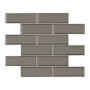 Ackland 12" x 12" Glass Brick Wall Mosaic Tile - Glossy Visual - Sold by Carton (9.6 SF/Carton) Kavik