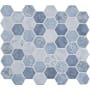 Ackland Montessa - 12" x 13" Glass Geometric Wall Mosaic Tile - Glossy and Matte and Semi-Gloss Visual - Sold by Carton (14.7 SF/Carton) Azura Charm