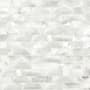 Ackland 12" x 12" Glass Brick Wall Mosaic Tile - Glossy Visual - Sold by Carton (14.4 SF/Carton) Nacre Blanc