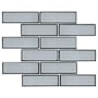 Ackland Rivella - 12" x 12" Glass Brick Wall Tile - Sold by Carton (9.6 SF/Carton) Sage Edge