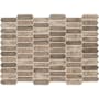 Ackland 10" x 14" Glass Dot-Mounted Wall Mosaic Tile - Glossy Visual - Sold by Carton (14.55 SF/Carton) Roman Timber