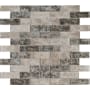 Ackland 12" x 12" Glass Brick Wall Mosaic Tile - Glossy Visual - Sold by Carton (14.4 SF/Carton) Rustic Beige
