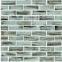 Ackland 12" x 12" Glass Brick Wall Mosaic Tile - Glossy Visual - Sold by Carton (14.4 SF/Carton) Tidalstroke