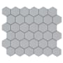 Ackland 11" x 13" Porcelain Geometric Floor and Wall Mosaic Tile - Matte Visual - Sold by Carton (14.85 SF/Carton) Lume Gray