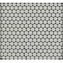 Ackland 11" x 12" Porcelain Penny Wall Mosaic Tile - Matte Visual - Sold by Carton (14.4 SF/Carton) Silica White