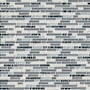 Ackland Sterlington 12" x 12" Glass and Porcelain Linear Mosaic Tile - Semi-Gloss and Tumbled Visual - Sold by Carton (9.7 SF/Carton) Luna Bristol