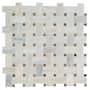 Ackland 12" x 12" Marble Basketweave Wall Mosaic Tile - Polished Visual - Sold by Carton (10 SF/Carton) Auralie