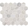 Ackland 12" x 12" Marble Geometric Floor and Wall Mosaic Tile - Polished Visual - Sold by Carton (9.8 SF/Carton) Auralie