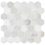 Ackland 12" x 12" Marble Geometric Floor and Wall Mosaic Tile - Honed Visual - Sold by Carton (9.8 SF/Carton) Castella Cambria