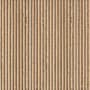 Ackland SereniSlats Bark 3D Fluted 9.5 in. x 120 in. Wood Slat Acoustic Sound Absorbing Wall Panel - Sold by Carton (31.68 SF/Carton) Canvas