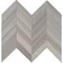 Ackland Gardenpark - 12" x 15" Porcelain Wood Look Chevron Mosaic Tile - Matte Visual - Sold by Carton (10 SF/Carton) Pallora