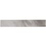 Ackland Ardena 24" x 4" Matte Porcelain Grout or Thin-Set Tile Bullnose - Sold by Piece(2 LF/Piece) Mist Nero