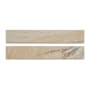 Ackland Linden 18" x 3" Polished Porcelain Thin-Set Tile Bullnose - Sold by Piece(1.5 LF/Piece) Sienna