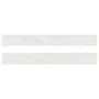 Ackland Marnix 24" x 3" Polished Porcelain Thin-Set Tile Bullnose - Sold by Piece (2 LF/Piece) Alabaster