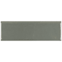 Ackland Metrola 12" x 4" Glossy Ceramic Grout or Thin-Set Tile Bullnose - Sold by Carton (1 LF/Carton) Slate