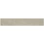 Ackland Windsor 18" x 3" Polished Porcelain Grout or Thin-Set Tile Bullnose - Sold by Piece(1.5 LF/Piece) Cream