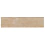 Ackland Windsor 18" x 3" Polished Porcelain Grout or Thin-Set Tile Bullnose - Sold by Piece(1.5 LF/Piece) Sienna