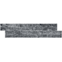 Ackland Celestine 6 in. x 24 in. Splitface Marble Stacked Stone Ledger Panel Wall Tile - Sold by Pallet (240 SF/Pallet) Noir