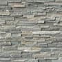 Ackland 6 in. x 24 in. Splitface Quartzite Stacked Stone Ledger Panel Wall Tile - Sold by Pallet (210 SF/Pallet) Cobalt Mist