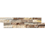 Ackland 6 in. x 24 in. Splitface Quartzite Stacked Stone Ledger Panel Wall Tile - Sold by Pallet (210 SF/Pallet) Sydney Glow