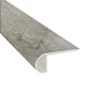 Ackland Ackland Vinyl Trims 94" x 3" Vinyl Glue Down or Nail Down Vinyl Flooring Stair Nose - Sold by Piece (7.83 LF/Piece) Arbor Smoke