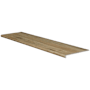 Ackland Parkland 47" x 12" Vinyl Glue Down or Nail Down Vinyl Flooring Stair Tread - Sold by Carton (7.87 LF/Carton) Hidden Hickory