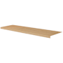 Ackland Ackland Vinyl Trims 47" x 12" Vinyl Glue Down or Nail Down Vinyl Flooring Stair Tread - Sold by Carton (7.87 LF/Carton) Noble Oak