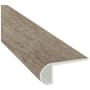 Ackland Ackland Vinyl Trims 94" x 3" Vinyl Glue Down or Nail Down Vinyl Flooring Stair Nose - Sold by Piece (7.83 LF/Piece) Russet Ash