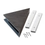 ACP Palisade 7" x 15" PVC Shower Shelf Ashen Slate