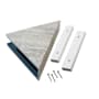 ACP Palisade 7" x 15" PVC Shower Shelf Urban Coast