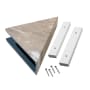 ACP Palisade 7" x 15" PVC Shower Shelf Venetian Marble