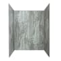 ACP Palisade 30" x 60" x 78" Vinyl Shower Surround with Accessories Smoky Sky